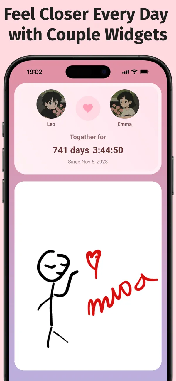 Couplio: Love Notes & Doodles screenshot 2