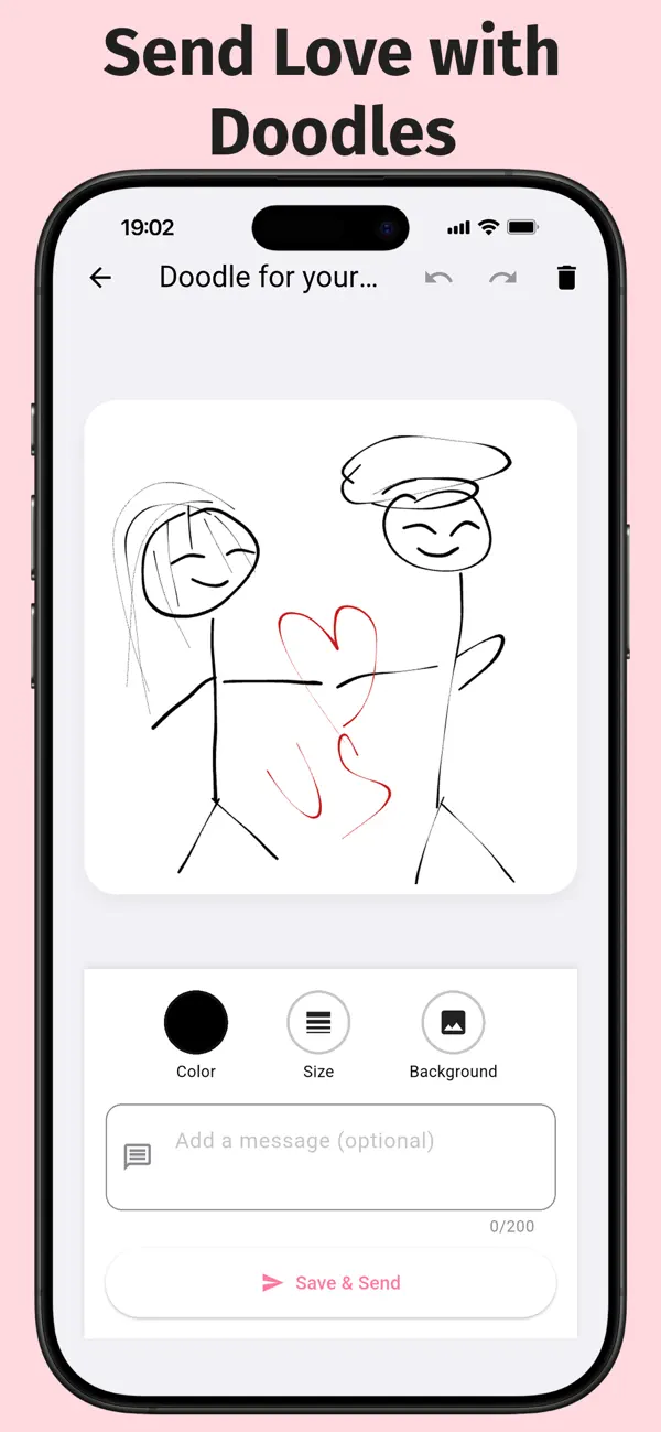 Couplio: Love Notes & Doodles screenshot 3