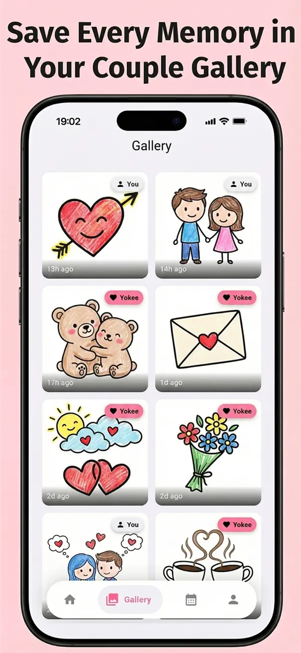 Couplio: Love Notes & Doodles screenshot 4